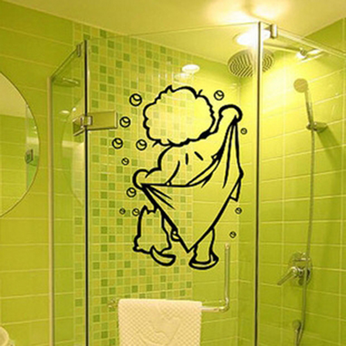 Adesivo murale bagno - per, porta