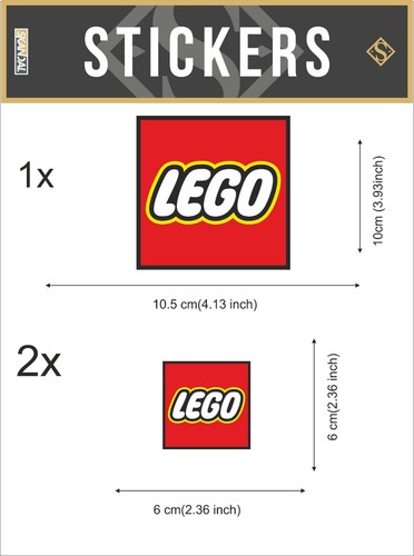Lego adesivi decalcomania - adesivi,