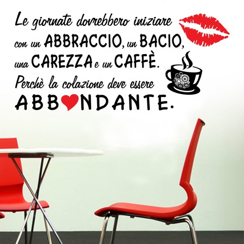 Wall stickers murali colazione - wall,