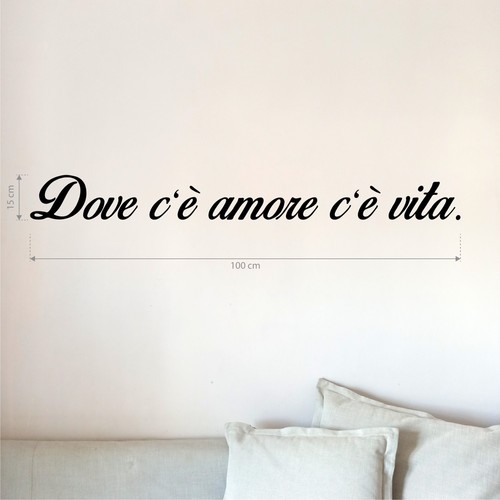 Wall stickers frase aforismi - wall,