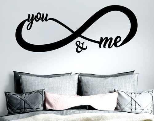 Adesivi murali frasi you - e, me