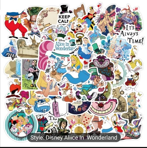 Pezzi adesivi alice nel - alice,