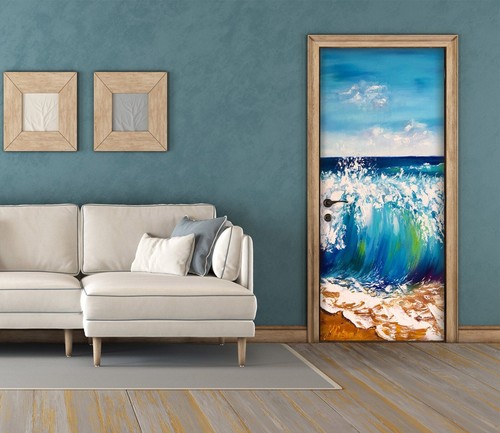 Adesivo murale foto porta - , 3d