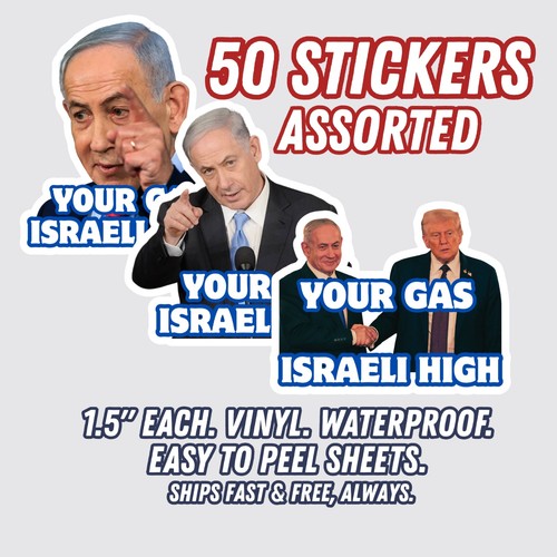 Your gas israeli high stickers - israeli,