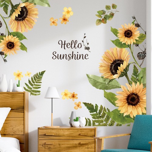 Adesivo murale fai - da, fiore